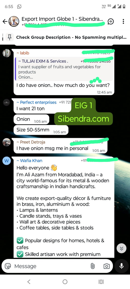 Premium Import Export Whatsapp Group